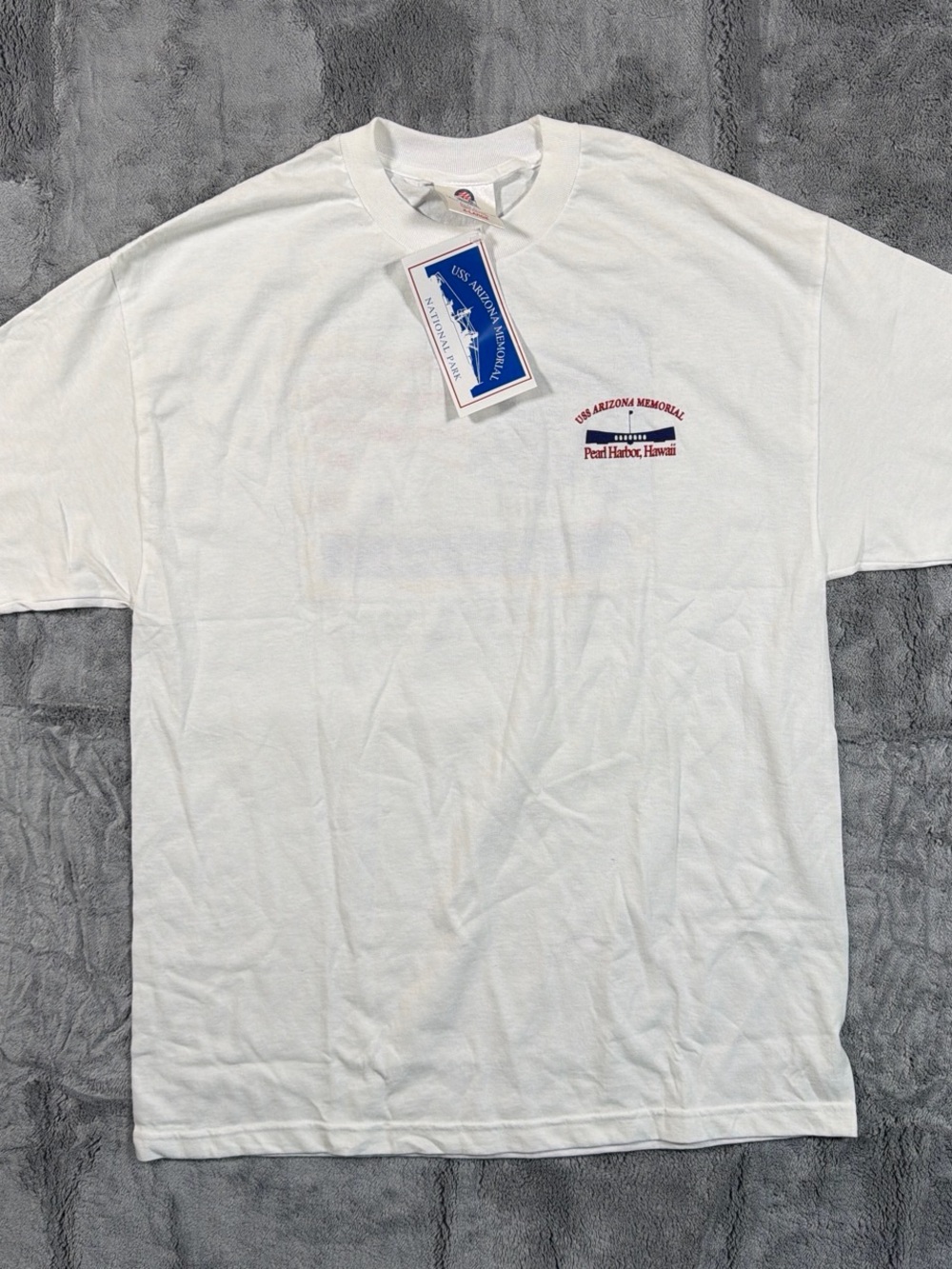 USS Arizona Memorial Pearl Harbor Hawaii White Men’s T-Shirt